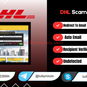 DHL scam page