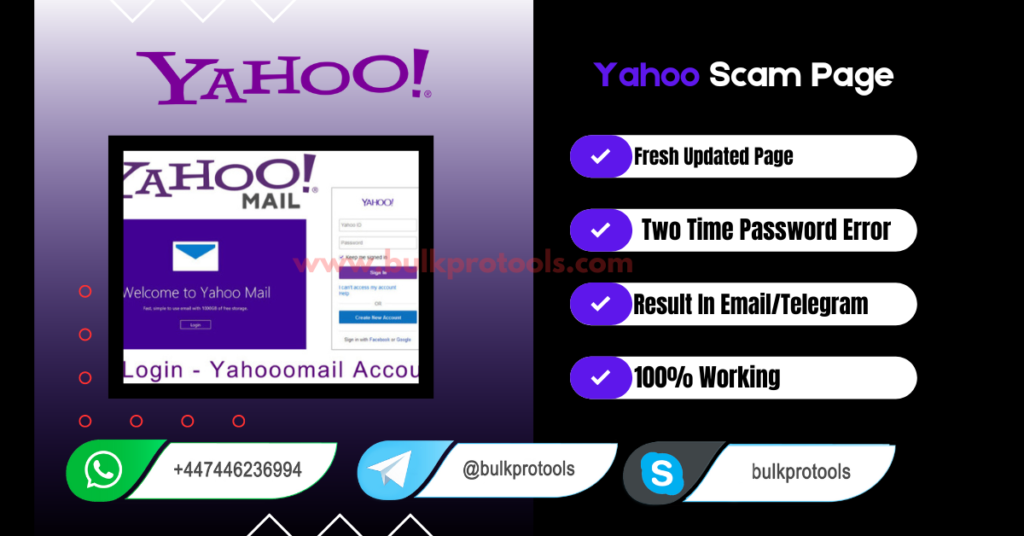 Yahoo scam Page