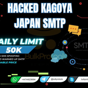 Hacked Kagoya Japan SMTP | 50k Daily Limit