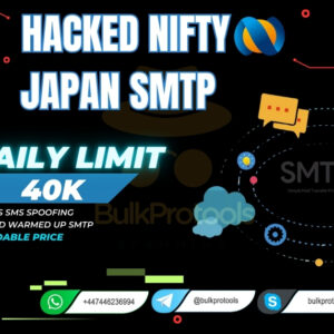 Hacked Nifty JAPAN SMTP | 40k Daily Limit
