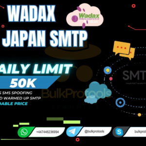 Hacked Wadax Japan SMTP | 50k Daily Limit