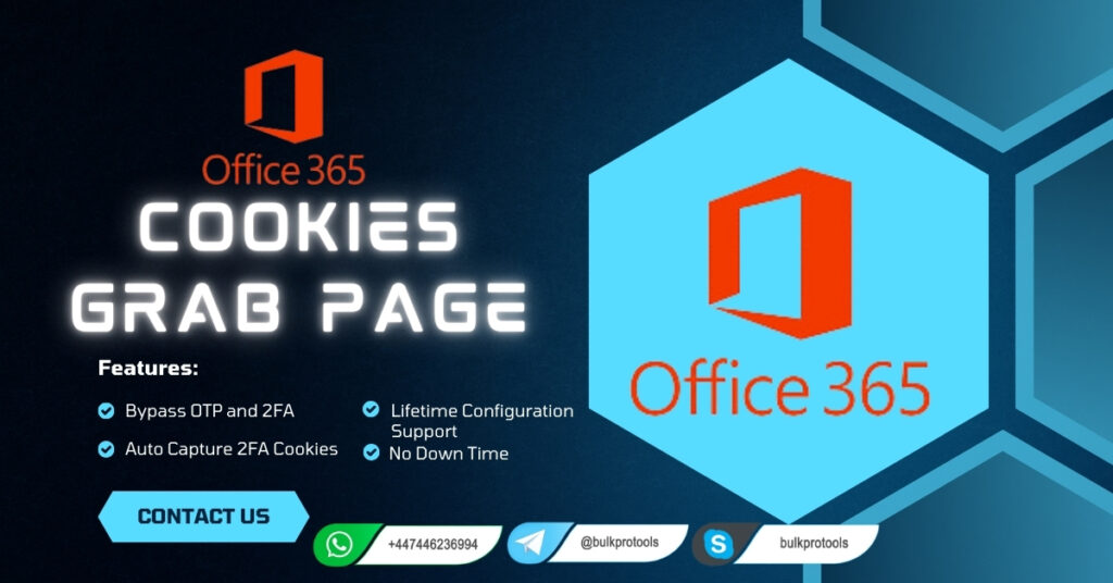 Office365 Cookies Grab Page