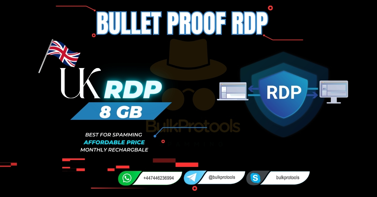 Bulletproof 8 GB Uk Rdp