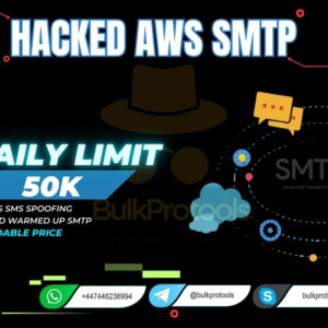 Hacked Amazon AWS SMTP | 50k Sending Limit