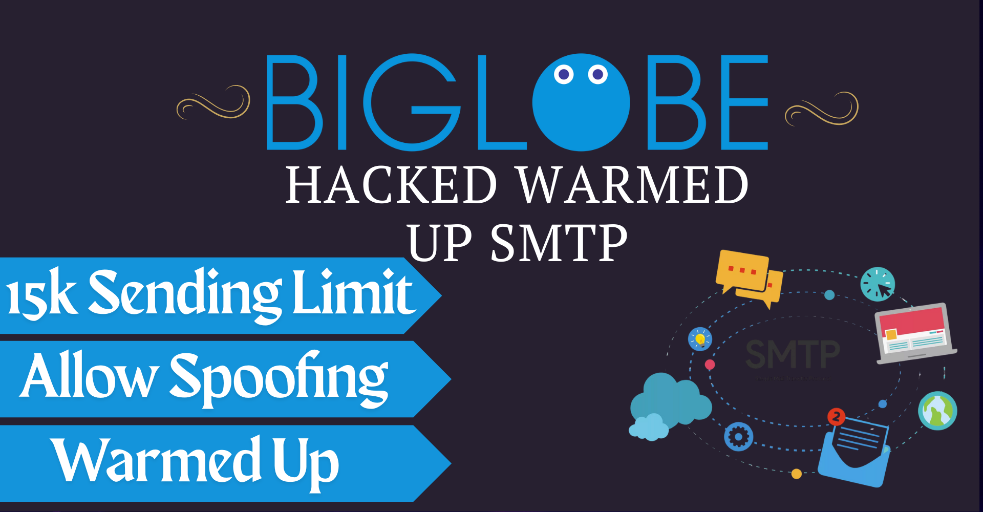 Hacked Biglobe japan warmed Up Smtp | 15K Sending Limit