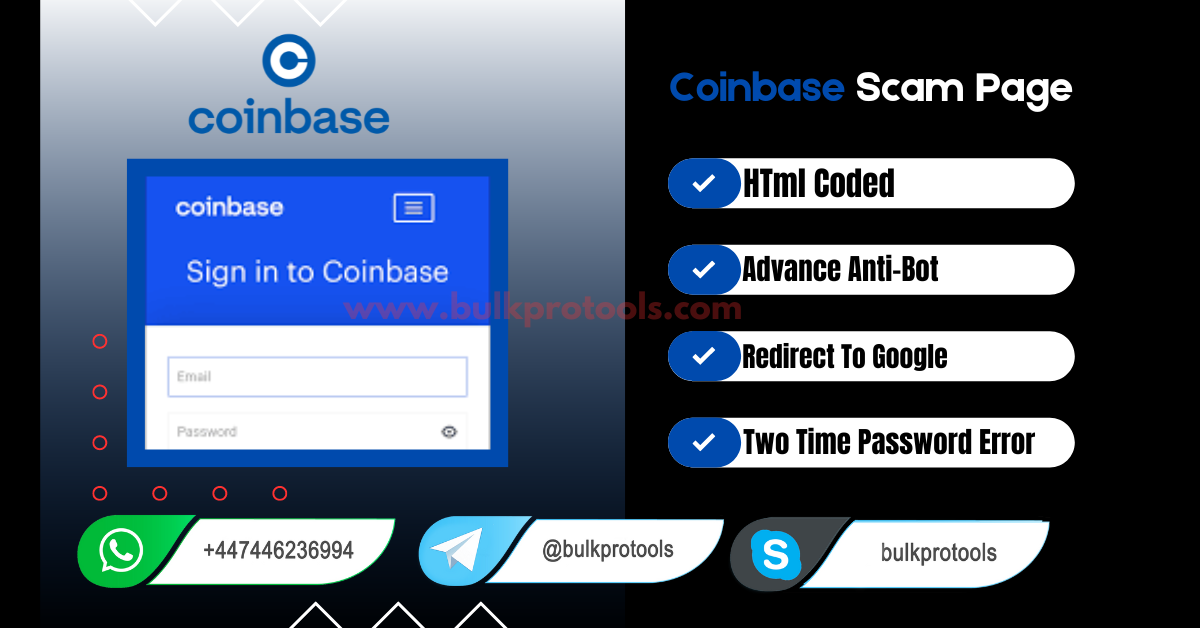 Coinbase Scam Page