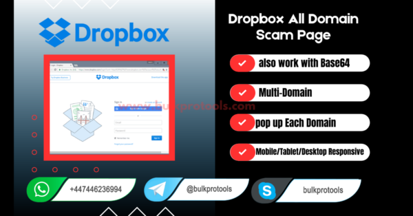 Dropbox login Scam Page Alll Emails