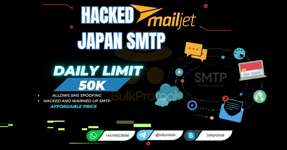 Hacked Mailjet JAPAN SMTP | 50k Daily Limit