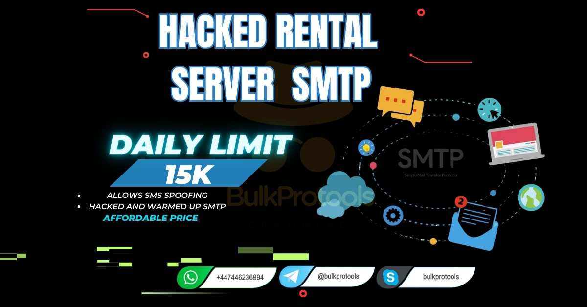 Hacked Rental Server SMTP | 15k Daily Limit