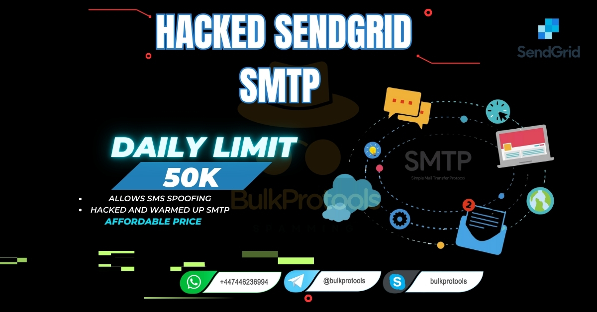 Hacked SendGrid SMTP | 50k Daily Limit