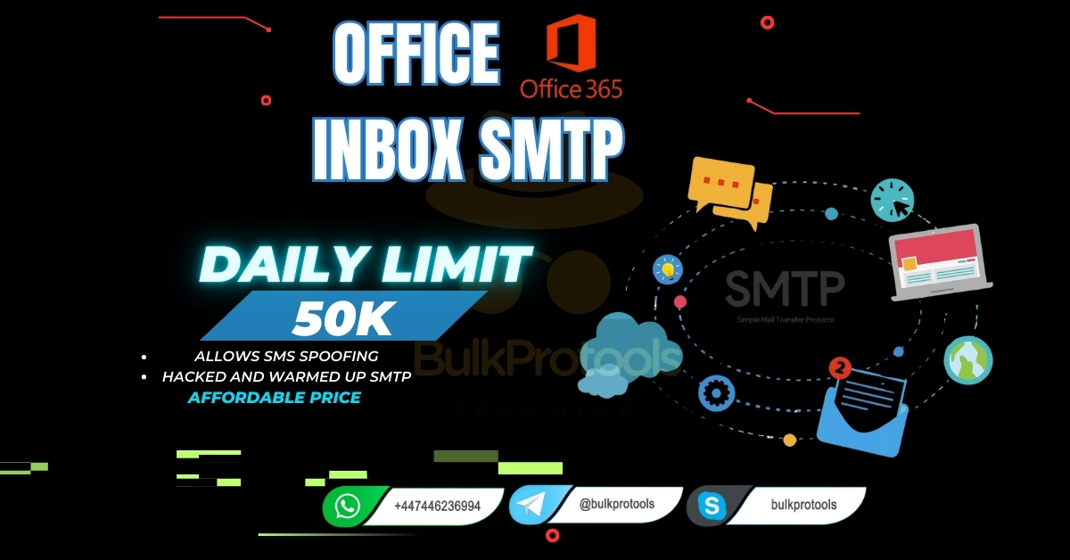 Hacked Office 365 SMTP | 50k Daily Limit